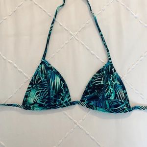 PINK VS Tropical triangle swim top